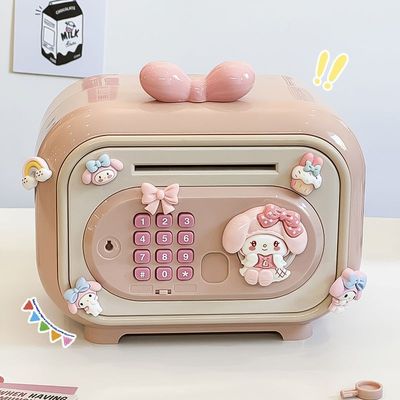 存钱罐儿童男孩只进不出保险箱女孩指纹密码大容量储蓄2025年新款