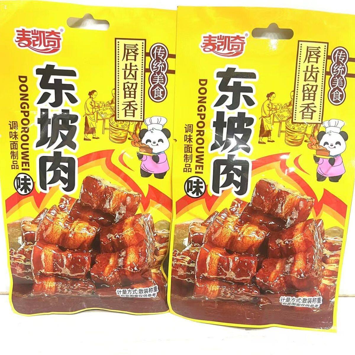 新麦凯奇辣条素东坡肉味解馋网红零食童年怀旧面筋儿时校园食品