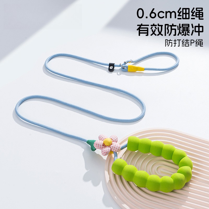 狗狗牵引绳p绳p链小型大型中型犬狗链牵狗遛狗训犬宠物防爆冲狗绳