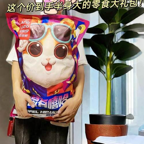 【圣诞礼物】松鼠有嘻哈零食大礼包送女友解馋追剧薯片送孩子推荐
