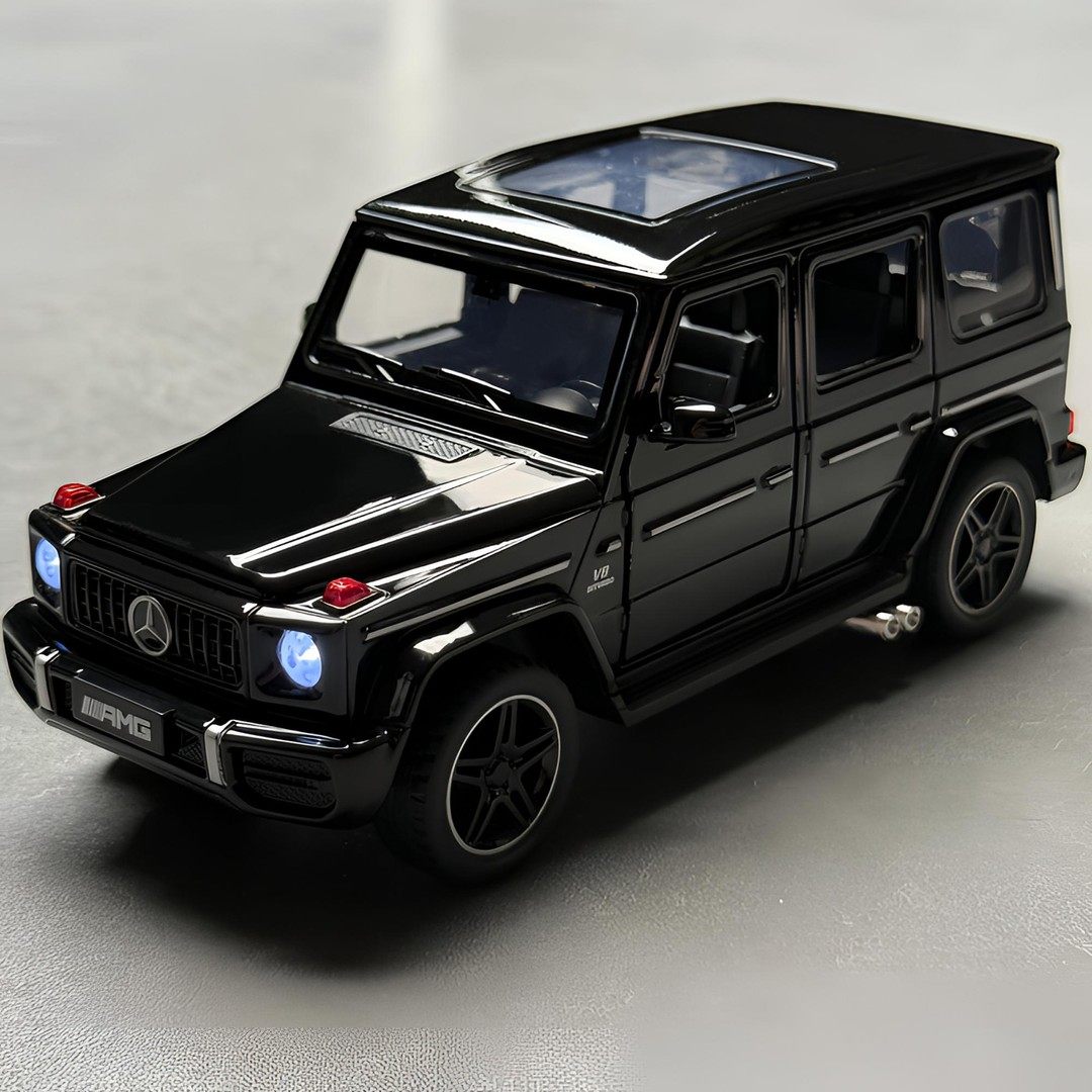 【梅赛德斯 G63】经典版全开门仿真合金汽车模型132静态车模摆件