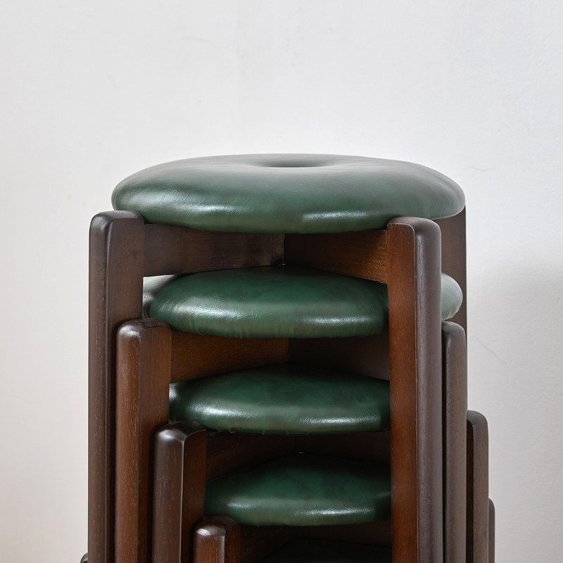 实木家具家用可叠软包凳梳妆餐桌凳耐用客厅经济型叠放简约凳子,住宅家具,梳妆凳,淘宝优惠券,粉丝福利购,淘宝优惠卷