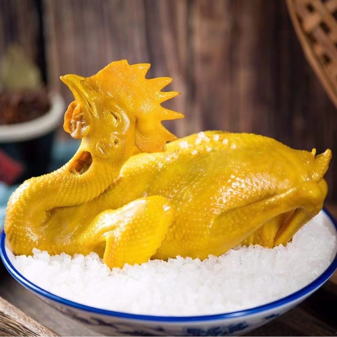 嫂子专属DR.WQ750g梅州盐焗鸡整只真空包装客家特产手撕鸡