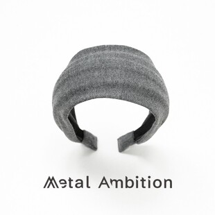 金属野心纯棉韩版高颅顶发箍女2025新款夏透气发饰运动发带显脸小