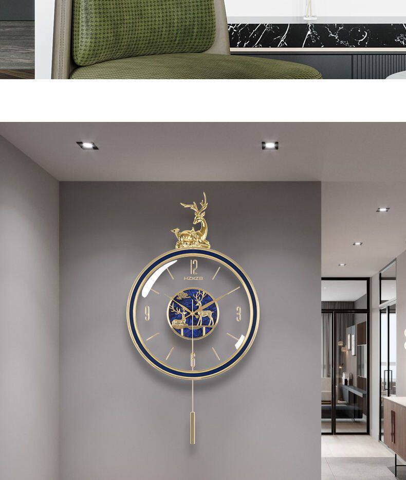 Таймер 北欧式钟表挂钟客厅家用时尚时钟现代轻奢挂表创意个性简约石英钟