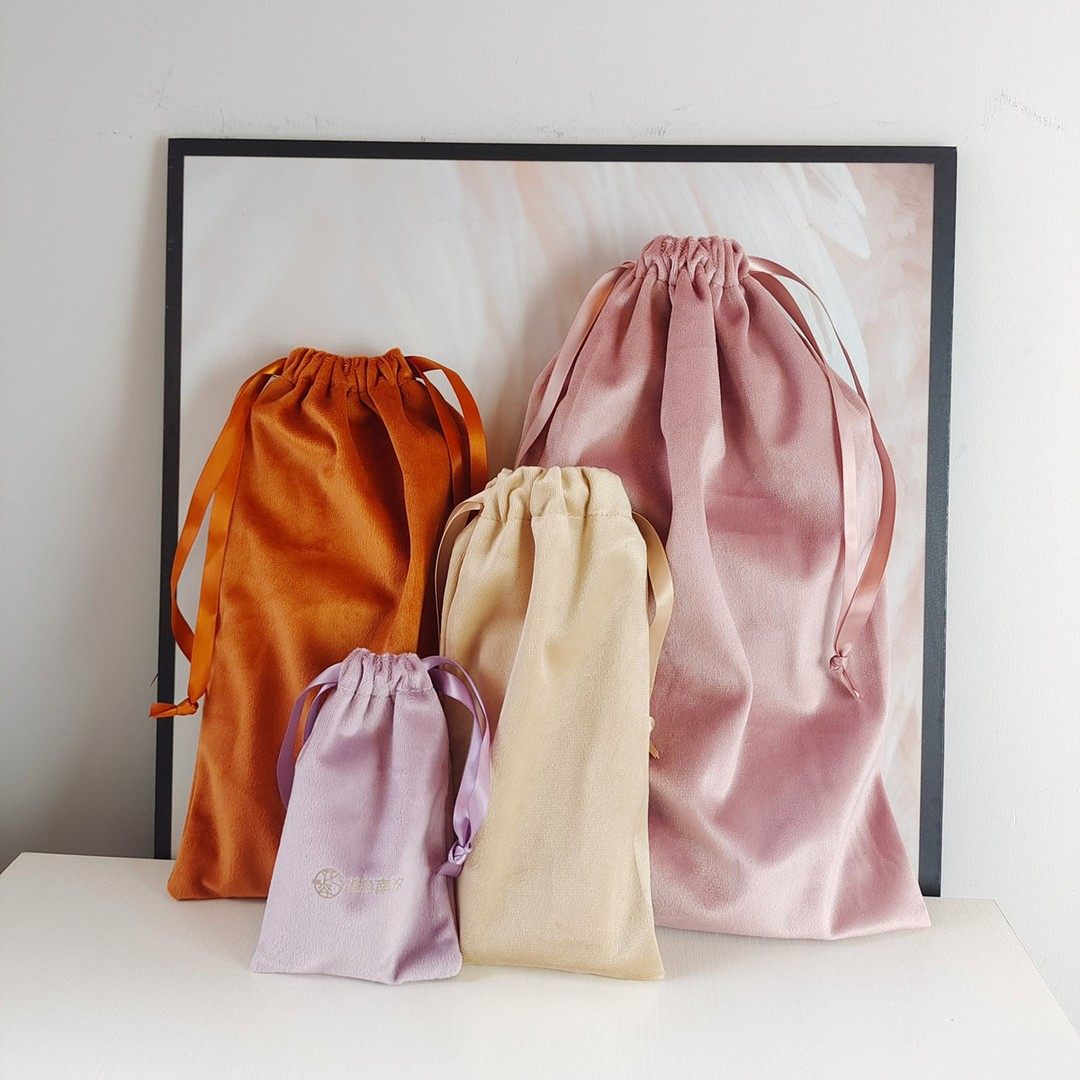 高档丝绒布收纳袋口红手机雨伞水杯吹风机防尘便携束口抽绳布袋,收纳整理,其他收纳袋,淘宝优惠券,粉丝福利购,淘宝优惠卷