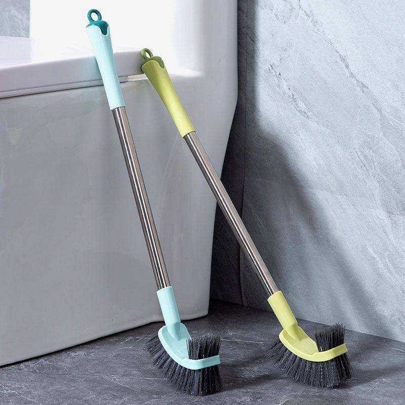 不锈钢长柄马桶刷浴室蹲坑无死角清洁刷家用卫生间悬挂式厕所刷子