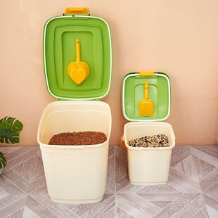 猫粮桶狗粮桶密封防潮大容量家用米桶猫咪狗狗零食收纳宠物储粮桶