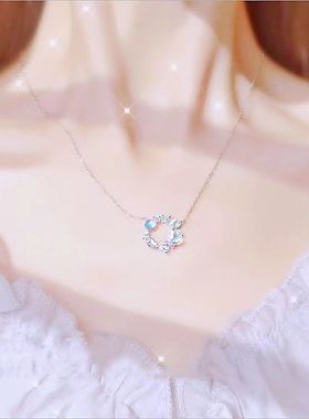 晓月蝶梦闺蜜项链三人款ins甜美温柔仙气女学生锁骨链毕业礼物女
