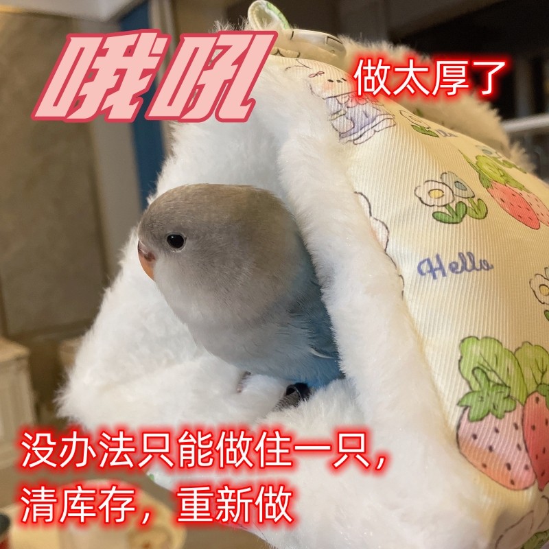 鹦鹉保暖三角鸟窝玄凤牡丹过冬保温棉窝冬天加绒鸟巢加厚鸟屋鸟笼