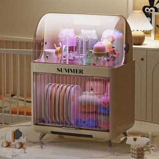 奶瓶收纳盒宝宝专用餐具沥水架子婴儿辅食工具置物箱晾干消毒碗柜