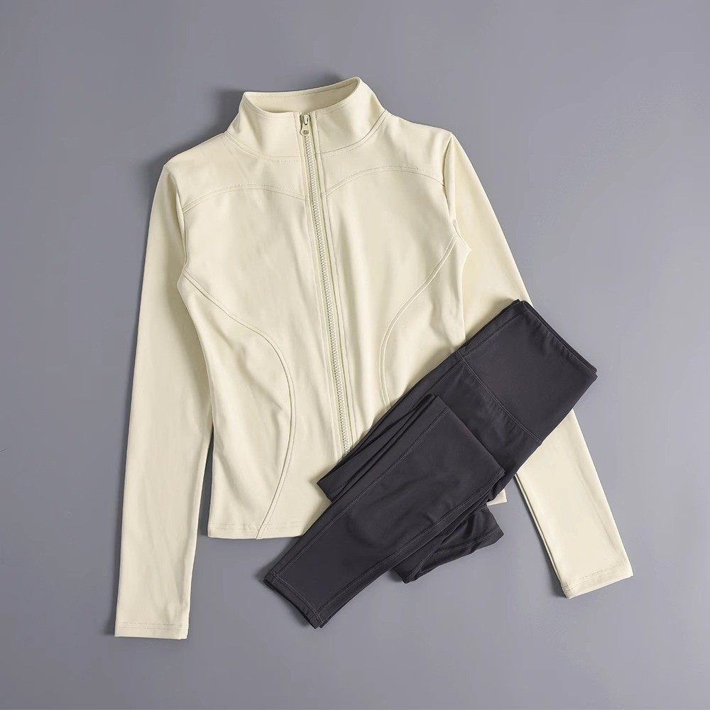 2024新款瑜伽服套装女速干跑步骑行服上衣普拉提健身运动长袖秋冬,运动/瑜伽/健身/球迷用品,瑜伽外套,淘宝优惠券,粉丝福利购,淘宝优惠卷