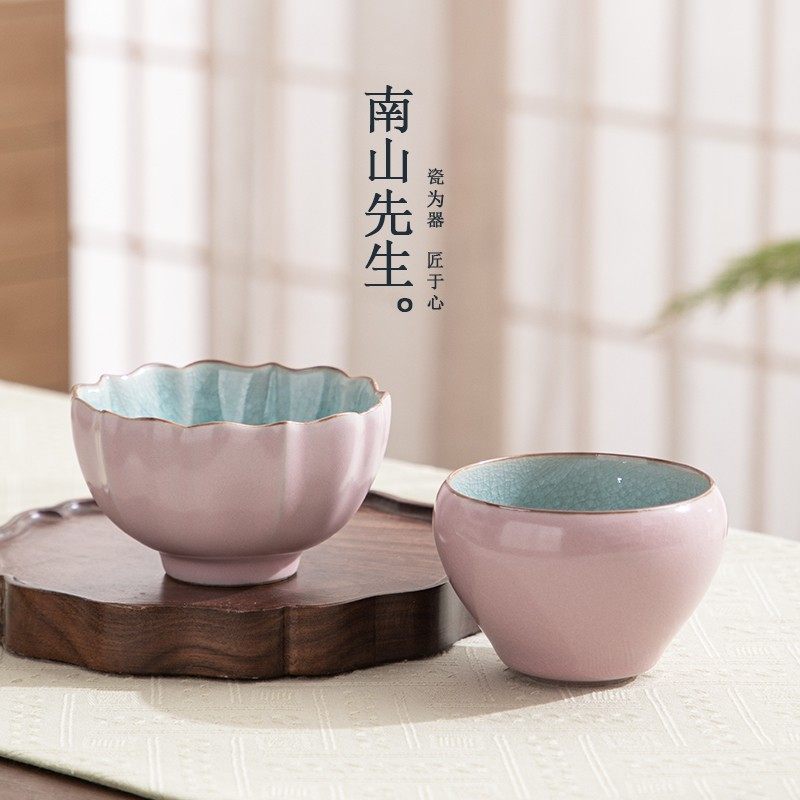 南山先生 粉末冰清主人杯 家用冰片杯大容量创意茶杯茶具陶瓷,餐饮具,茶杯,淘宝优惠券,粉丝福利购,淘宝优惠卷