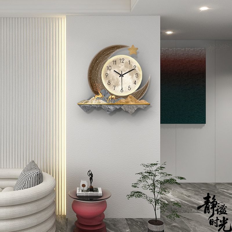 现代简约钟表挂钟客厅家用时尚餐厅挂表创意装饰网红轻奢时钟挂墙