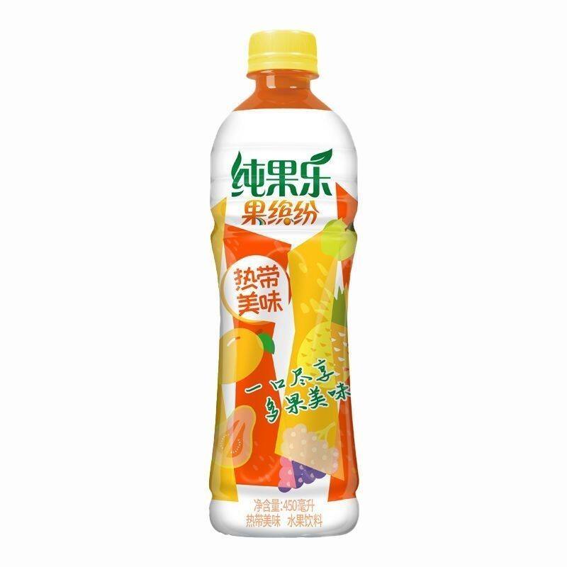 百事纯果乐热带水果缤纷饮料蜜桃味蓝莓石榴味阳光橙混合装一整箱