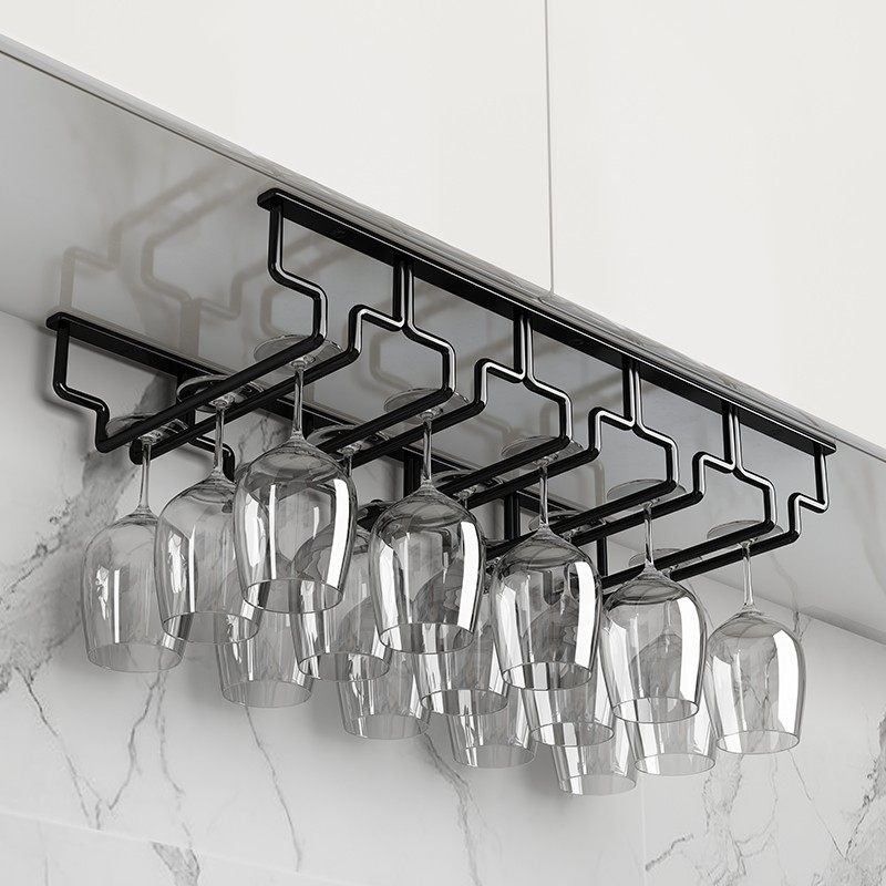 厂家直销  酒杯架倒挂高脚杯悬挂摆件收纳神器红酒杯架子简约高级,餐饮具,酒架,淘宝优惠券,粉丝福利购,淘宝优惠卷