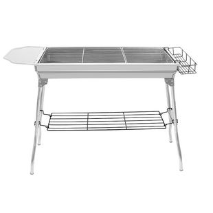 户外大号不锈钢烧烤炉2 12人家用木炭烧烤架全套工具野外碳烤炉