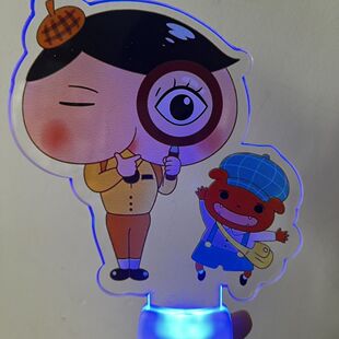 屁屁侦探周边灯牌 与布朗组合话剧 屁屁侦探周边屁屁侦探周边