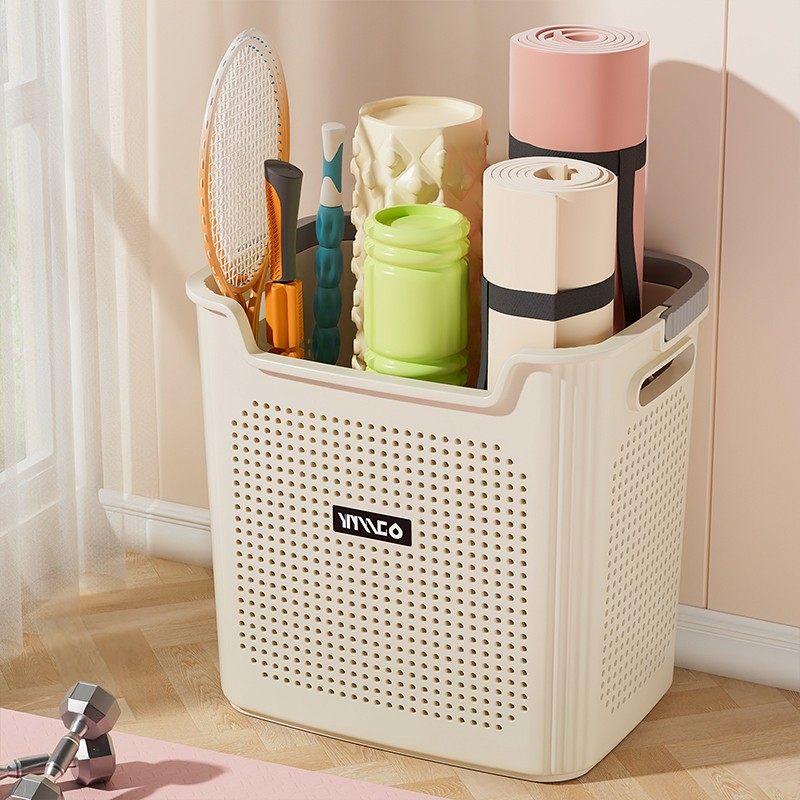 智纳生活瑜伽垫收纳筐健身器材运动器械收纳家用大号浴室脏衣篮,收纳整理,收纳筐,淘宝优惠券,粉丝福利购,淘宝优惠卷