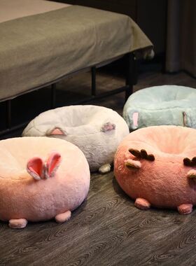 新型榻榻米垫子榻榻米飘窗蒲团坐垫地上地板懒人圆形加厚办公室椅