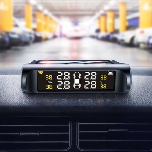 德国进口太阳能胎压监测器外置内置胎温胎压tpms数显汽车轮胎监