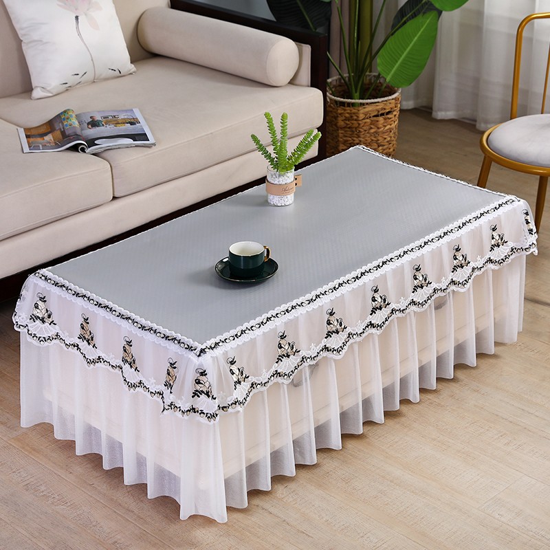 桌布茶几布防尘罩套茶几盖布防水防油防滑免洗长方形桌布家用台布