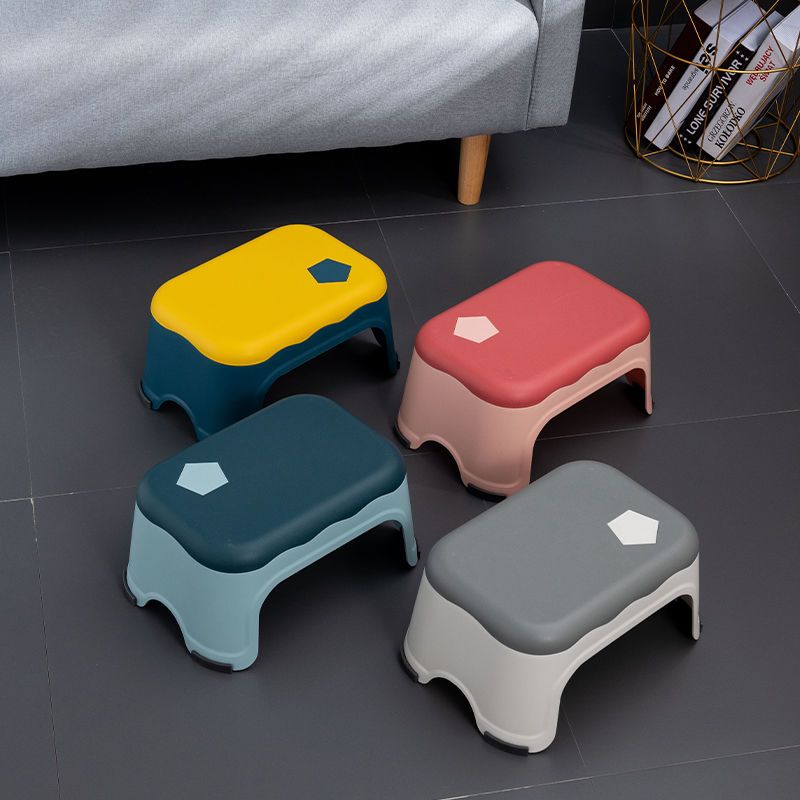 小方凳塑料加厚塑料小矮凳子浴室防滑凳北欧家用换鞋方凳儿童洗澡