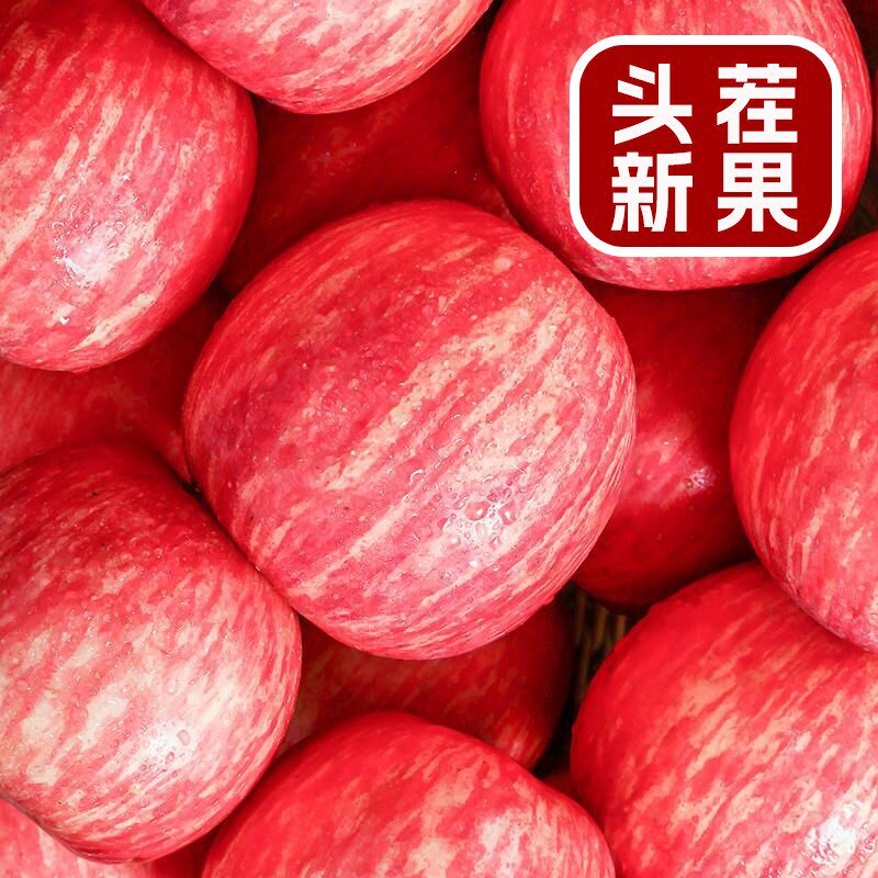 王太太水果铺【15甜洛川晚熟红富士】陕西洛川红富士苹果5/10斤