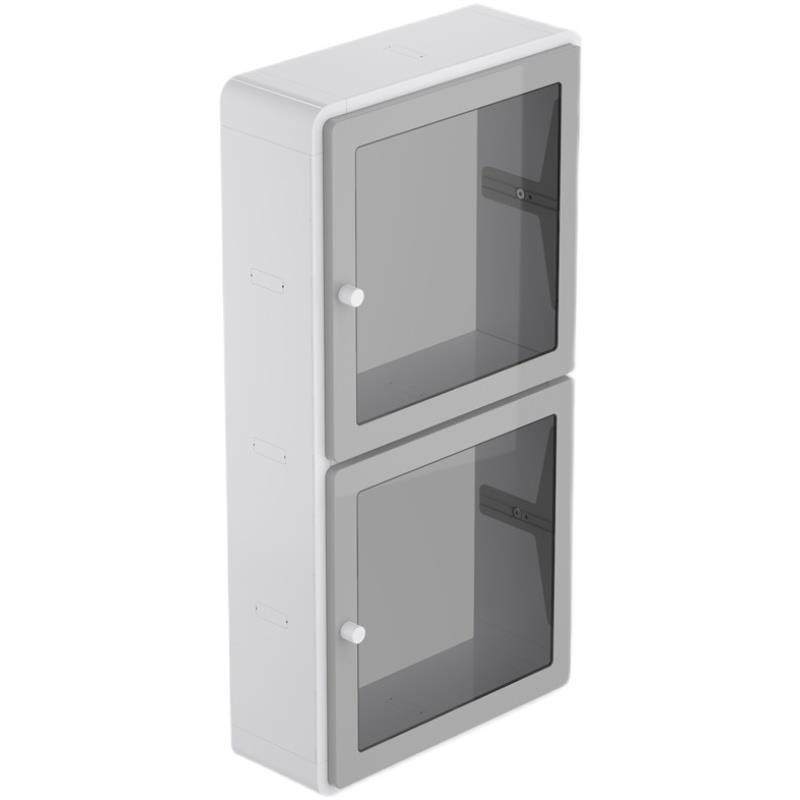 浴室置物架马桶收纳柜壁挂式厕所双门柜卫生间储物柜免打孔隔板架