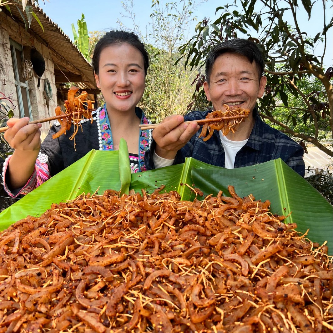 淋大妈云南佤味麻辣牛皮特色佤味500克/瓶