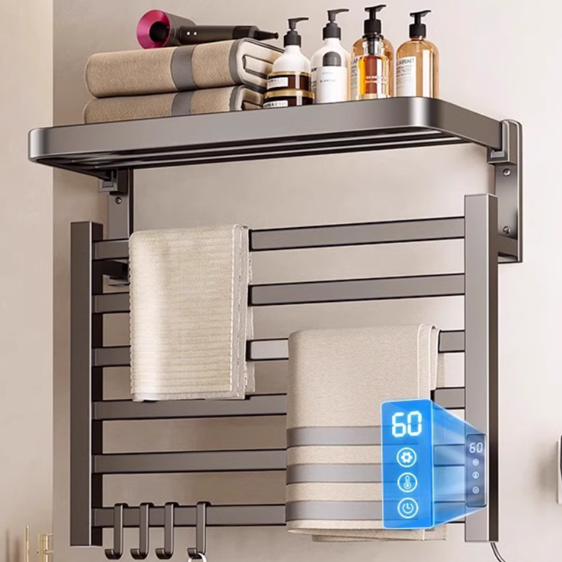 德国进口智能电热毛巾架卫生间置物架浴巾架家用免打孔消毒电加热,家装主材,智能毛巾架/浴巾架,淘宝优惠券,粉丝福利购,淘宝优惠卷