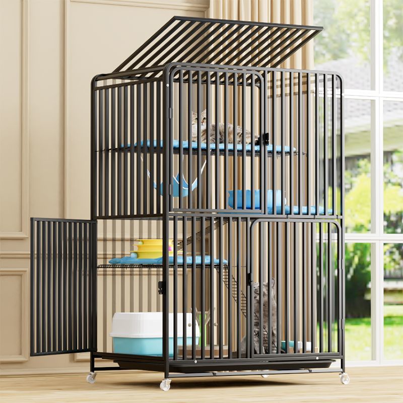 猫笼家用猫别墅超大猫舍猫咪笼子室内带厕所大号宠物猫窝房子特价