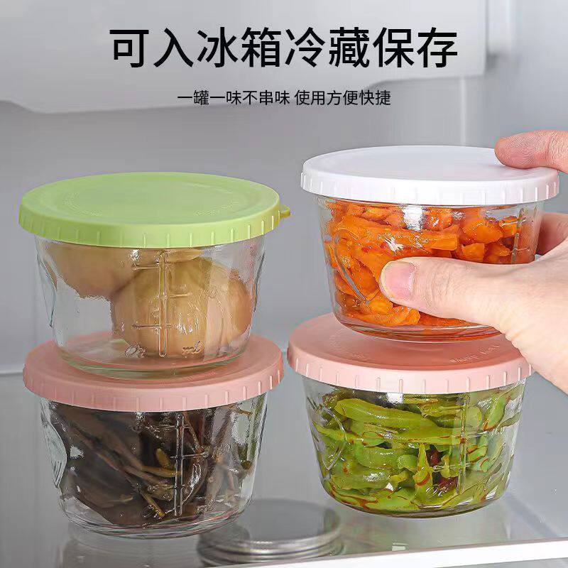 碗个人专用上班玻璃饭盒冰箱微波炉可加热上班族透明带盖分隔泡面图片