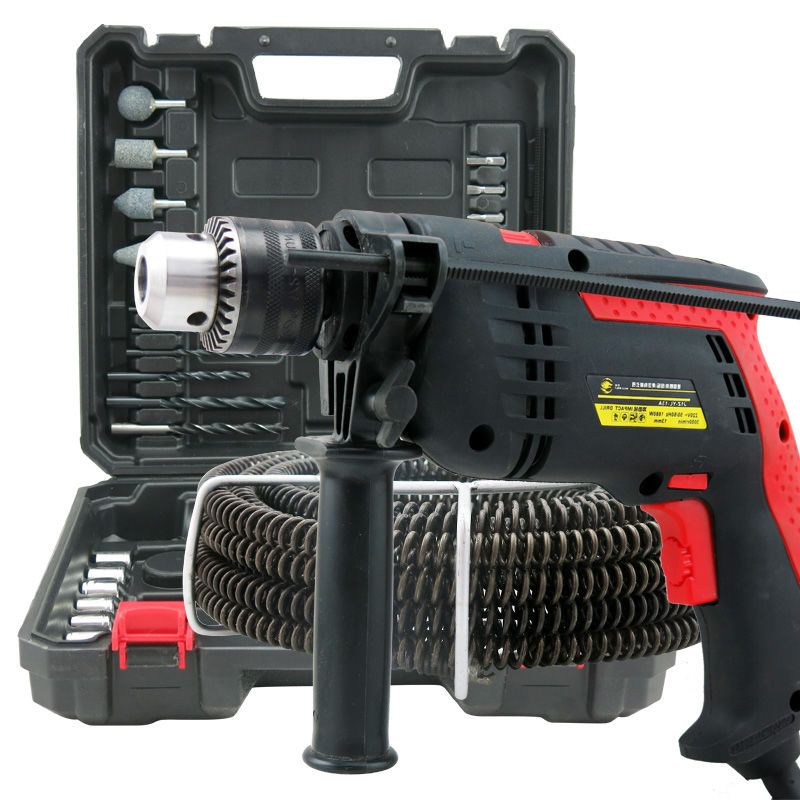 下水道疏通神器电动电钻通马桶厕所管道堵塞工具【送疏通剂】