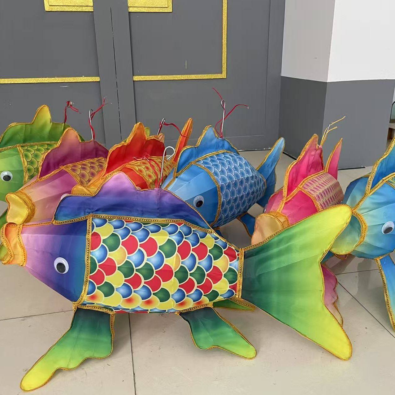 新款鱼灯笼铁艺鲤鱼锦鲤金鱼Led灯风景区饭厅文旅复古异性定制装,节庆用品/礼品,装饰灯,淘宝优惠券,粉丝福利购,淘宝优惠卷