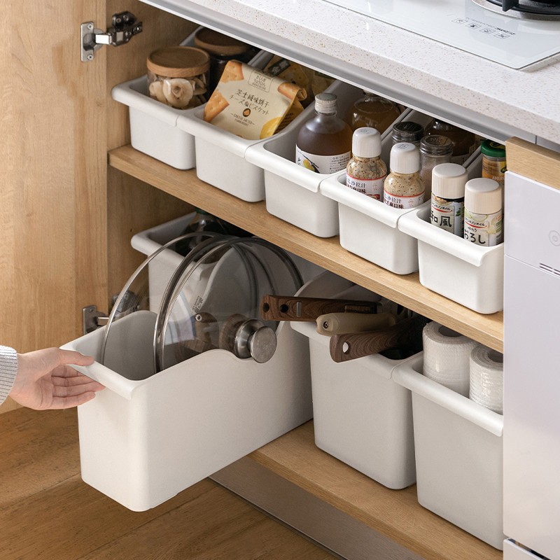 西邮哥【新疆包邮】厨房收纳盒锅盖置物架锅具收纳架橱柜下水槽储