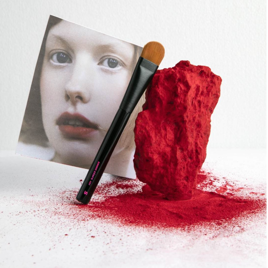 somestars化妆刷罗涛造型设计小桔粉底刷轻薄水光肌底妆粉底液刷