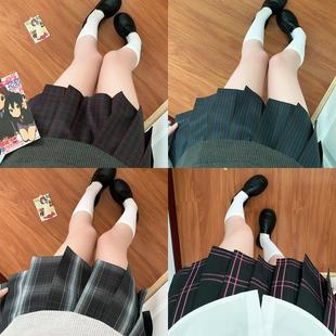 月下玄十一封信原创jk格裙套装秋冬女百褶裙制服短裙学院风半身裙