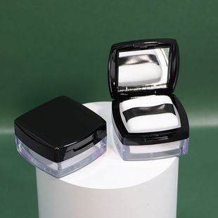5g迷你便携散粉盒分装盒小带镜子高级小样分装外出补妆带粉扑空盒