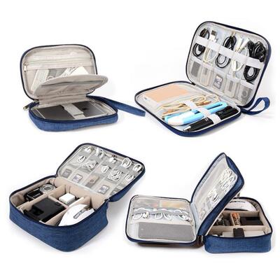 Cable Organizer Bag Travel USB Digital Gadgets Hand Bag Case