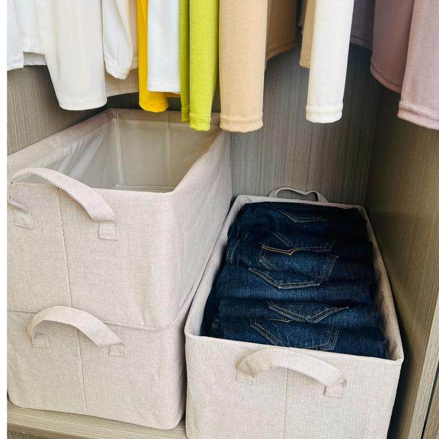 楼兰棉布艺收纳盒衣物可折叠衣柜大容量储物箱pp板可水洗整理筐,收纳整理,收纳箱,淘宝优惠券,粉丝福利购,淘宝优惠卷