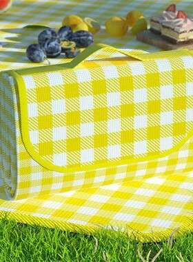 野餐垫户外露营地垫便携沙滩防水防潮加厚野炊野餐布野外春游垫子