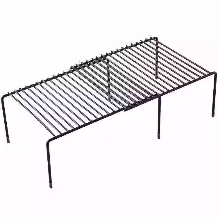 鞋架分层隔板可伸缩铁艺厨房置物架下水槽橱柜碗碟架调味品架子厨