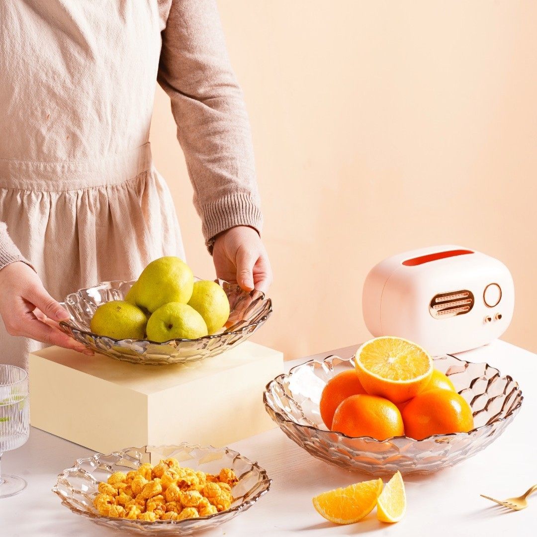 无铅水晶玻璃水果盘 现代客厅创意家用茶几零食坚果盘,餐饮具,果盆/果盘/果篮,淘宝优惠券,粉丝福利购,淘宝优惠卷