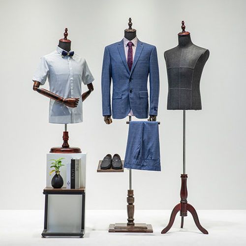 高档模特道具男服装店半身橱窗西装橱窗模特人偶架子展示架