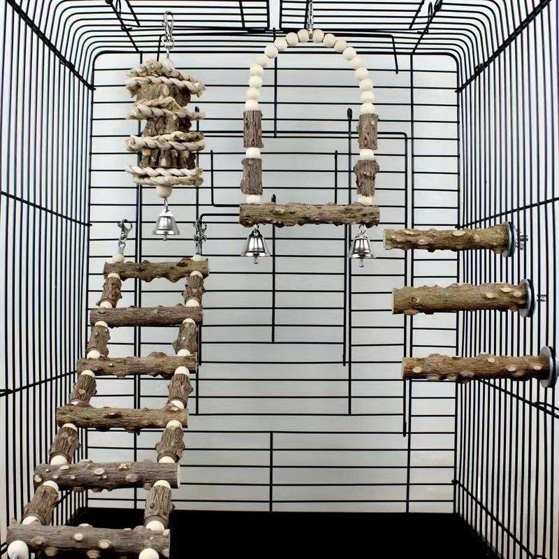 花椒木仓鼠鹦鹉玩具吊桥龙猫秋千吊床攀爬小宠金丝豚鼠悬挂玩具