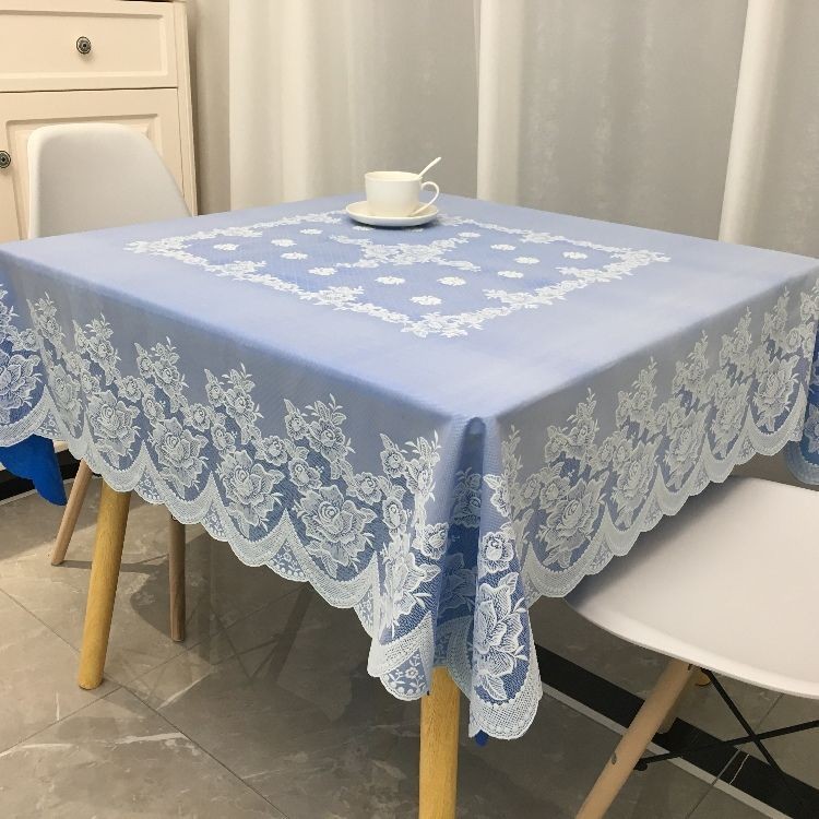 正方形桌布防水防油防烫免洗欧式家用八仙桌台布PVC塑料麻将桌布