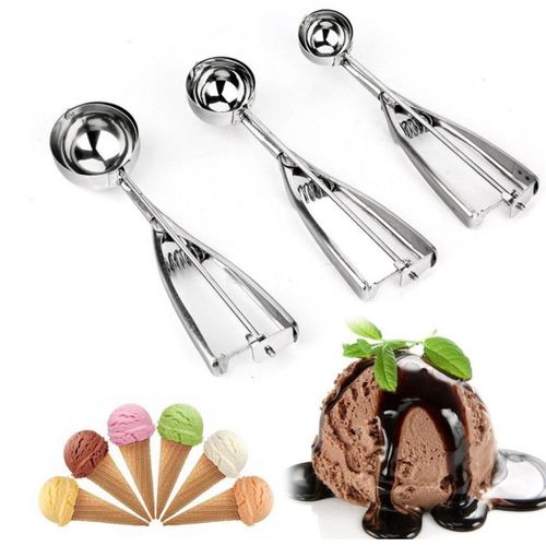 Stainless Steel Ice Cream Scoop 456cm Ball Scoop Scoop Serve