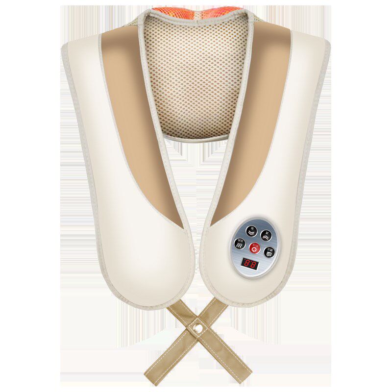 乐臣肩颈椎加热捶打按摩披肩颈部腰部肩膀部捶背脖子电动按摩器仪