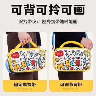 小怪才96色双头双色丙烯马克笔学生专用幼儿园无毒水彩笔儿童生日